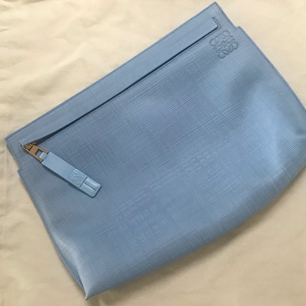 Loewe Ladies T Pouch Light Blue